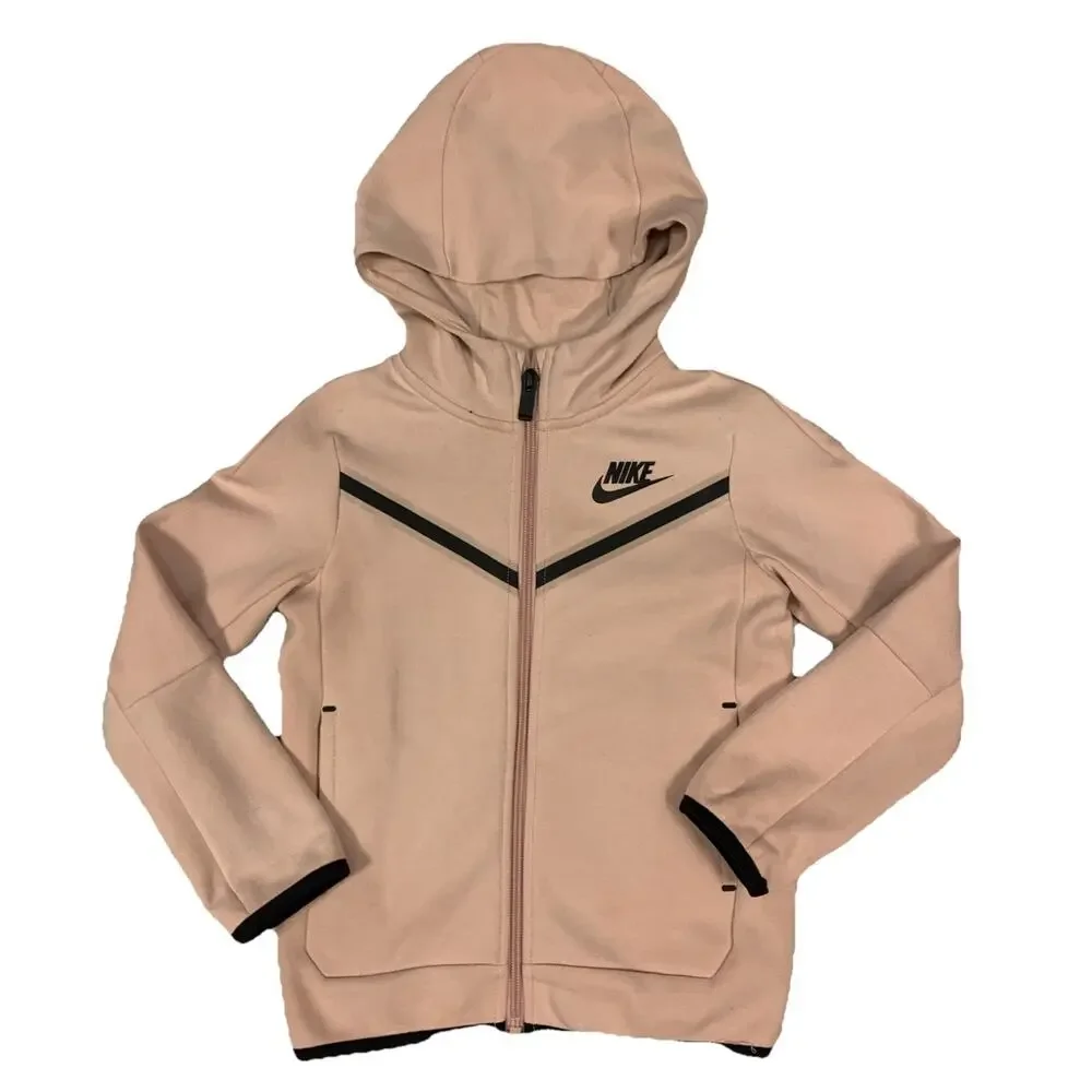 Nike Kids Tracksuit Set Pink Hoodie Joggers Size 4 XS 3-4 Years - Picture 7 of 10